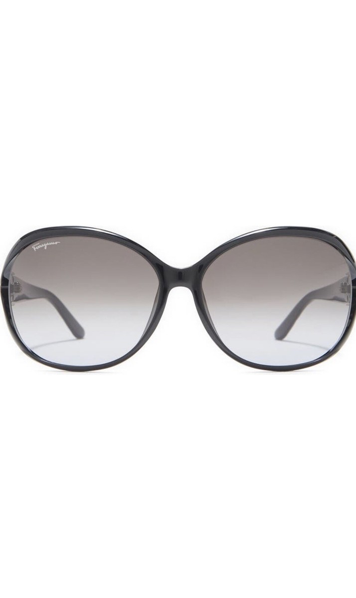 Salvatore Ferragamo Oversized Black Sunglasses SF770SA  display picture 1