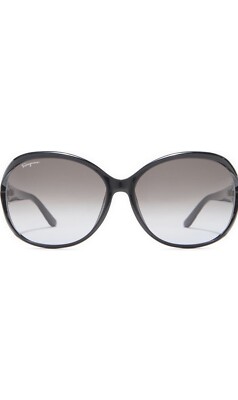 Salvatore Ferragamo ブラック SF770SA Amazon.com: Salvatore Ferragamo Sunglasses Oval Full Rim, Havana