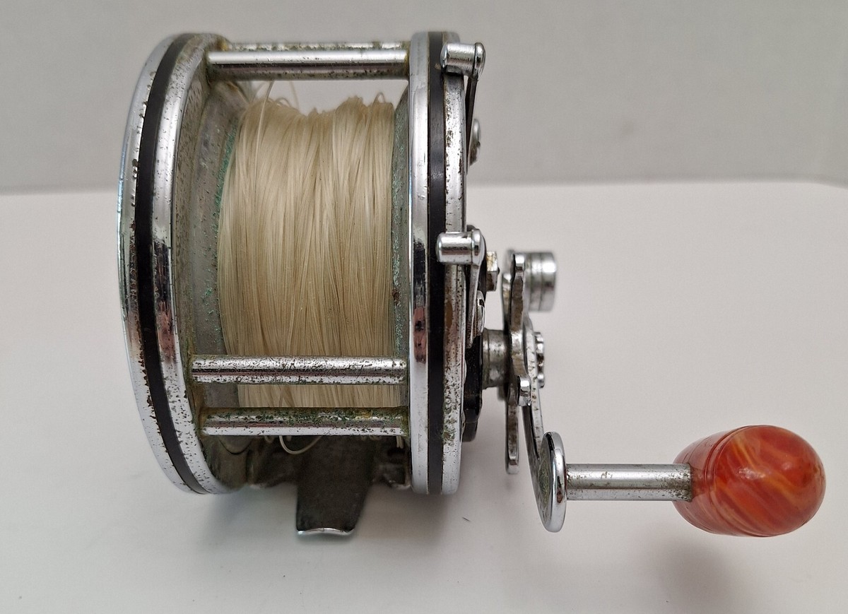 Vintage PENN No 49 SUPER MARINER Deep Sea Saltwater Fishing Reel