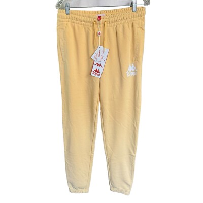 Kappa Sweatpants Women's Authentic Ambalavao Yellow Sz Large 35152HW