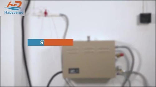 3KW Dampfgenerator Innerhalb von 3m³ Gewerbe für Sauna mit 35-55℃ Automatik 220V - Video 1 von 1