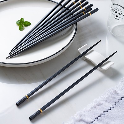 5 Pairs Chinese Tableware Chinese Flatware Traditional Chopsticks