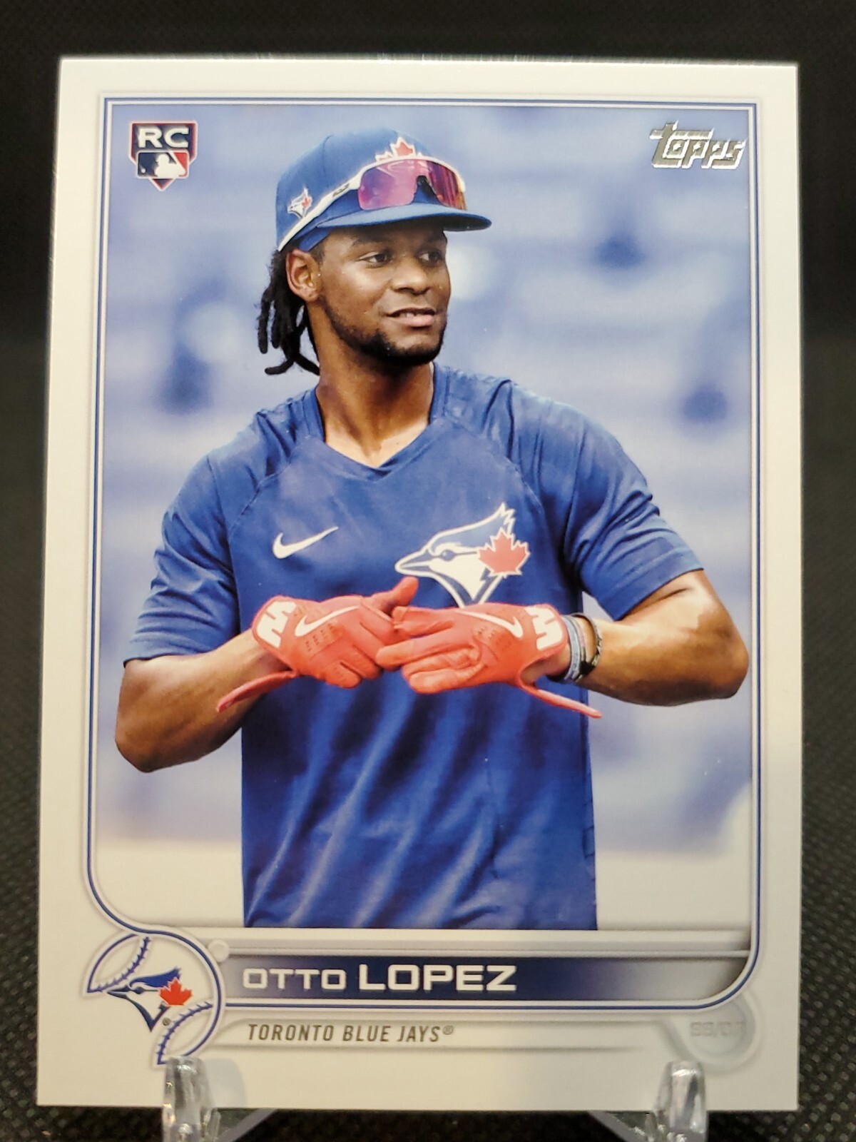 2022 Topps Series 2 Otto Lopez Image Variation SP #422 Rookie Card RC Blue Jays