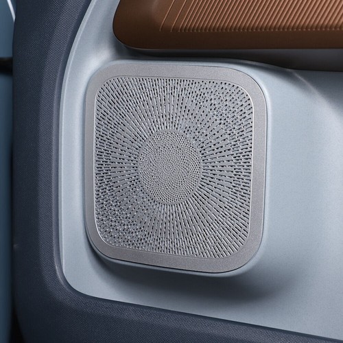 For Ford Maverick 2022-2023 Interior Front Door Speaker Net Cover Steel Silver×2 - Picture 10 of 12