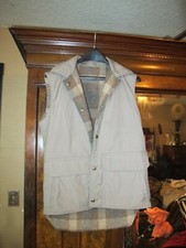 VTG WOOLRICH Wool plaid khaki REVERSIBLE, Sportsman Vest S
