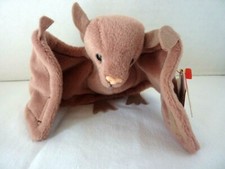 1st Gen 1996 Ty Beanie Baby Batty The Bat Rare PVC Pellets Retired Vintage