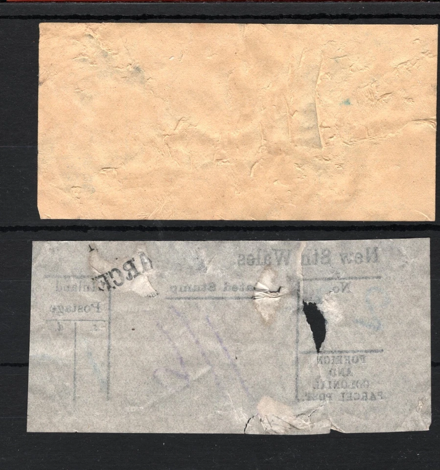 GB Australia *NEW SOUTH WALES* Foreign & Colonial PARCEL POST LABELS{2} SS3210 - Image 3 of 4