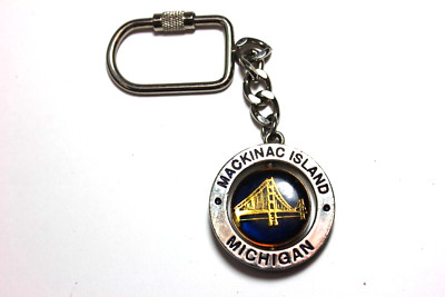 Souvenir Mackinac Island Grand Hotel Mackinac Bridge Keychain | eBay