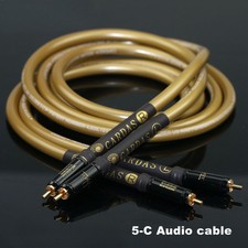 Original 5-C HiFi-END Grade RCA Audio Cable CD Power Amplifier Connection Cable