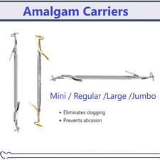 Dental Amalgam Carrier Regular, Large, Jumbo, Single Ended or Double Ended, USA