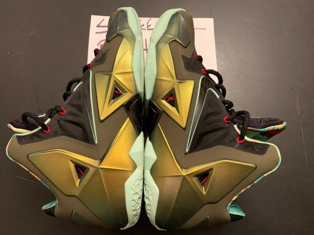 lebron 11 green and black