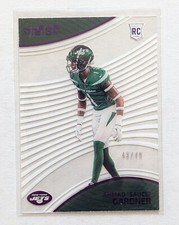 2022 Chronicles Clear Vision Ahmad Sauce Gardner Purple Foil /49 RC #CVR-12 Jets