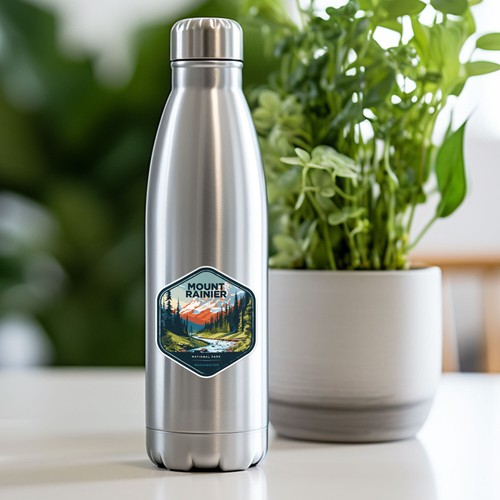 Mount Rainier National Park Car Bumper Sticker Vinyl Decal - 第 3/5 張圖片