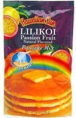 Hawaiian Sun Lilikoi Passion Fruit Pancake Mix 6 oz.
