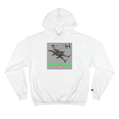 Star Wars Champion Hoodie - X Wing Tie Fighter Front | eBay