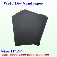 Wetdry Sanding Paper Sheet Silicon Carbide Waterproof Sandpaper 5.5x9 11x9 Grit Wetdry Sanding Paper Sheet Silicon Carbide Waterproof Sandpaper 5.5x9 11x9 Grit