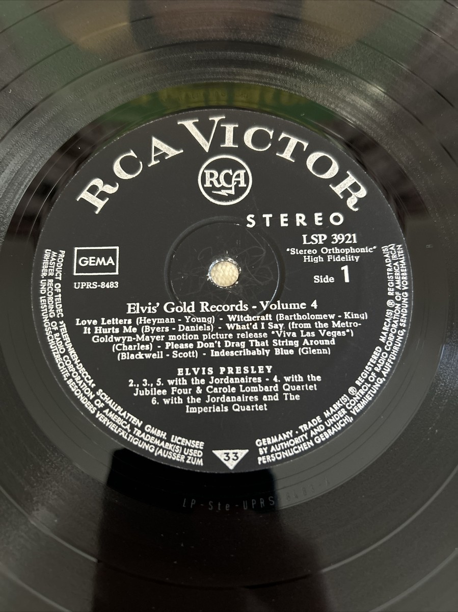 Elvis Presley – Elvis' Gold Records Volume 4 ~ NM/VG+, Import