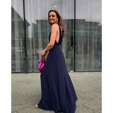 Reformation Peppermint Maxi Dress in Navy size XSP