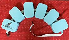 Noa Store Ceinture de Bain de Soutien, Aqua, 6 Blocs Appx 6" x 4" x 2",50" - 52" Taille