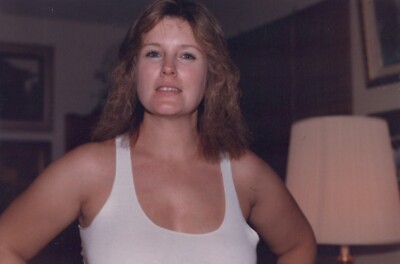 WOMAN BIG BOOBS TANk TOP COLOR PHOTOGRAPH #1 | eBay