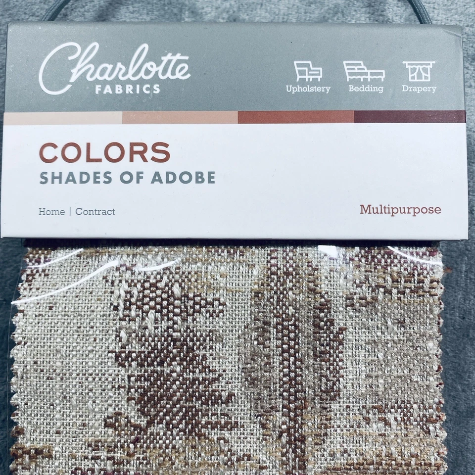 Charlotte Fabrics Shades of Adobe Sample Books Upholstery Bedding Drapery Crafts - Image 3 of 4