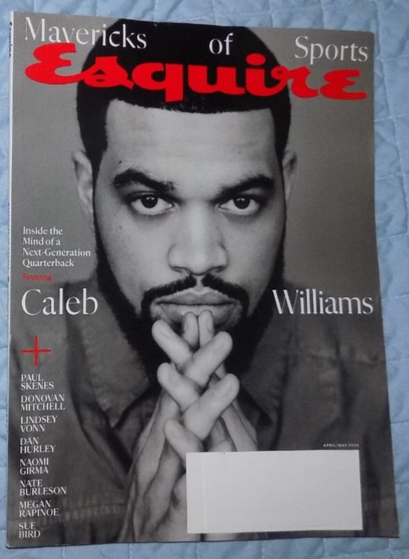 MAVERICKS OF SPORTS - CALEB WILLIAMS ON COVER OF ESQUIRE MAGAZINE