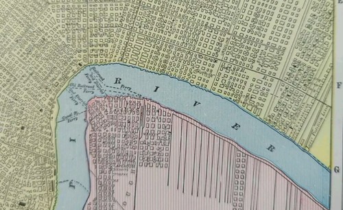 Vintage 1900 NEW ORLEANS LA Map 11"x14" ~ Old Antique Original FRENCH QUARTER - Picture 11 of 14