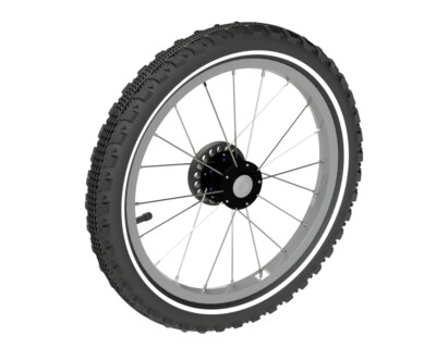 Croozer Dog balance bike side wheel for Enna right 16''