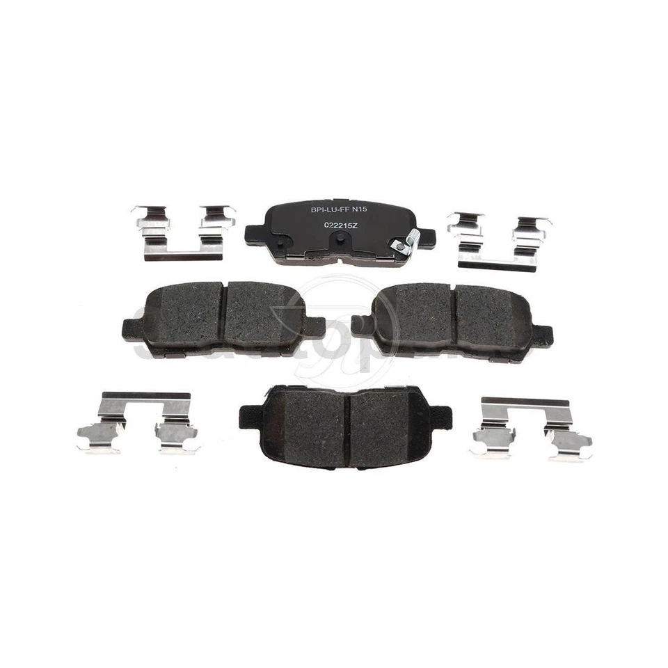 Rotores de freno de disco traseros + pastillas de freno de cerámica para Chevrolet Impala 2011 2012 2013 Foto 3 de 4