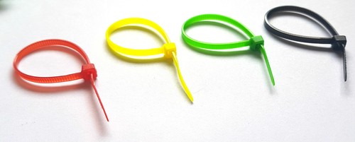 Kabelbinder 120 Stck. Nylon verschiedene Farben Kunststoff Kabelbinder Set - Bild 4 von 5