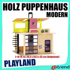 PLAYLAND Holz Puppenhaus Modern
