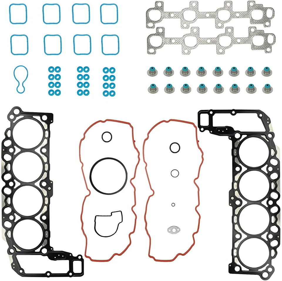 Timing Chain Kit Head Gasket For 4.7L Dodge Ram Jeep Grand Cherokee 04-07 TRX4 - Image 2 of 4