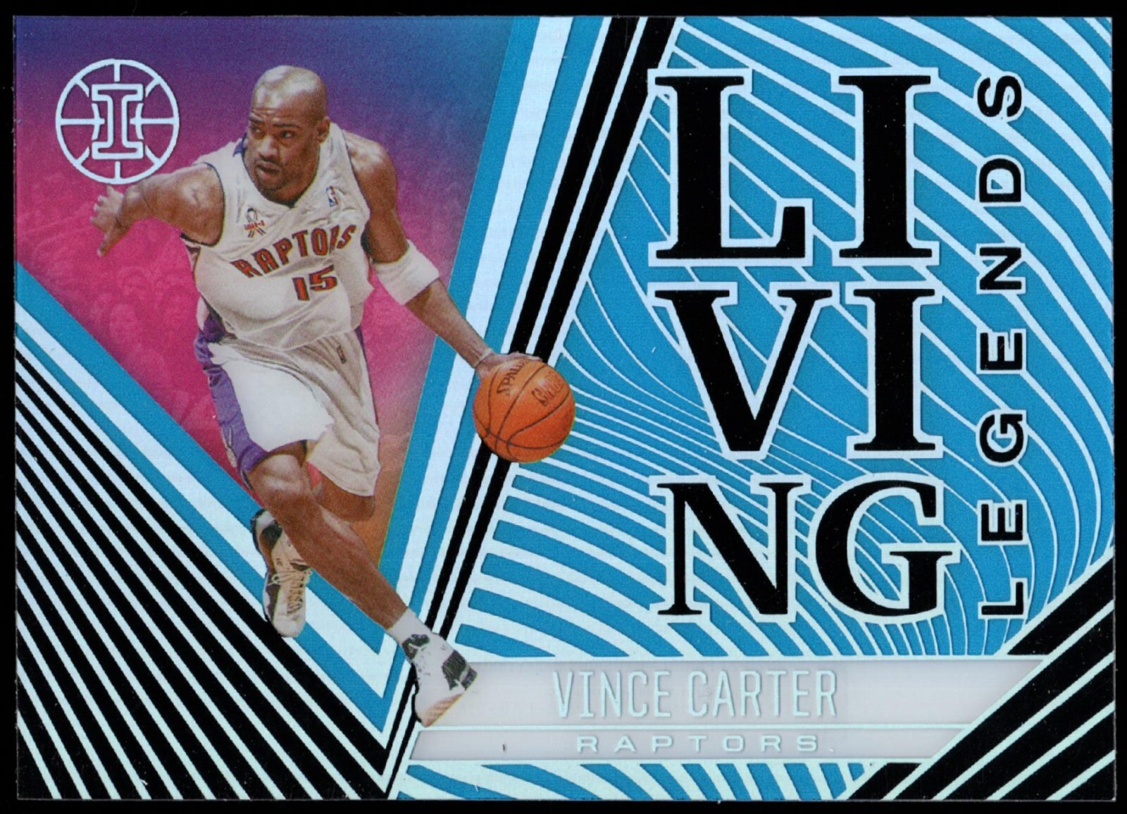 2020/21 Panini Illusions VINCE CARTER SAPPHIRE LIVING LEGENDS Acetate Insert #17