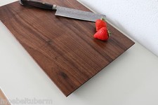 Schneidebrett Nussbaum Massiv Holz NEU Brett Hackbrett Hackblock Hackklotz