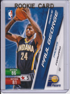 PAUL GEORGE ROOKIE CARD 2010 Panini Adrenalyn XL RC Basketball