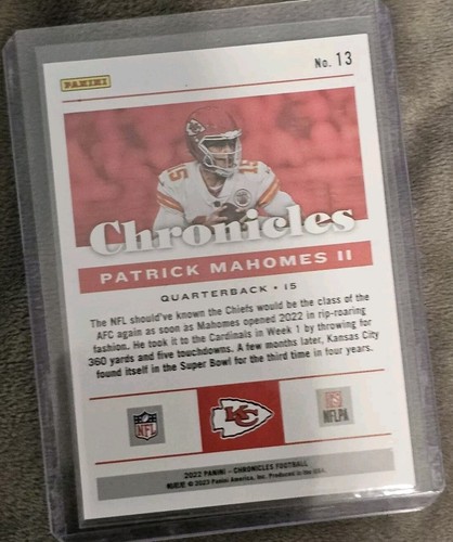 2023 Panini Contenders #51 Patrick Mahomes II Game Ticket Red Parallel Chiefs - Picture 2 of 4