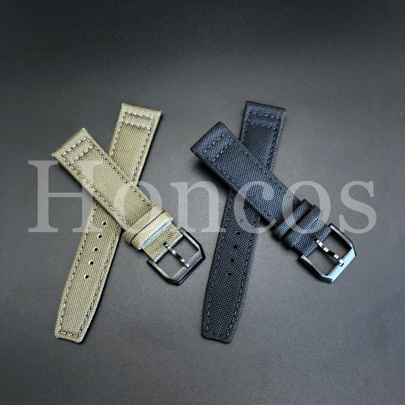 Canvas watch strap, 20 mm, 21 mm, 22 mm.