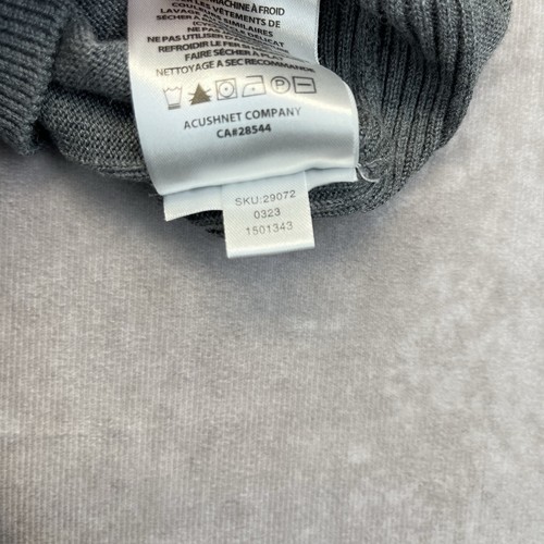 FJ Foot Joy Half Zip Sweater Mens Large Performance Mid Layer Wool Blend Golf - Picture 5 of 9