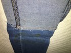 NEW PERSPECTIVE BRAND SIZE 30X40" UNHEMMED 5 POCKET SOFT DENIM BLUE CUSTOM JEANS — photo 7