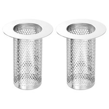 2Pack Shower Drain Strainer 3.2" x 2.6" 304 Stainless Steel Floor Drain Strainer