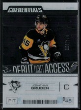2023-24 UD Credentials Debut Ticket Access Acetate DTAJG Jonathan Gruden 090/149