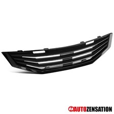 Fits Honda 2008 2009 2010 Accord 2dr Coupe Black Front Bumper Hood Grill Grille