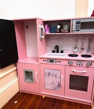Juguete de Cocina para Ni as Pretend Kitchen Play Set Girls Playset Moderna Pink