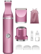 Unibono Women's Bikini Trimmer 3-in-1 Electric Razor Waterproof Personal Hair Sh