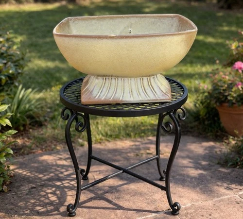 Beautiful Earthy FRANKOMA Vintage 8 X 4.5 X 5 Glazed Pottery Stamped Planter 👀