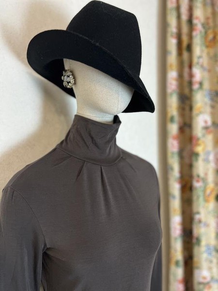 Women Cerruti Turtleneck Brown 36 / S / 44