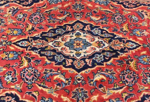 Handgeknüpfter Vintage Orientteppich Klassisch Blumen Klein Wohndeko Teppich 3X5 ft - Bild 5 von 11