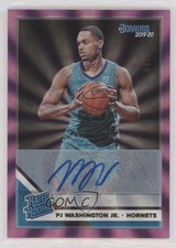 2019 Panini Donruss Rated Rookie Holo Pink Laser 4/50 PJ Washington Jr #211 ne1