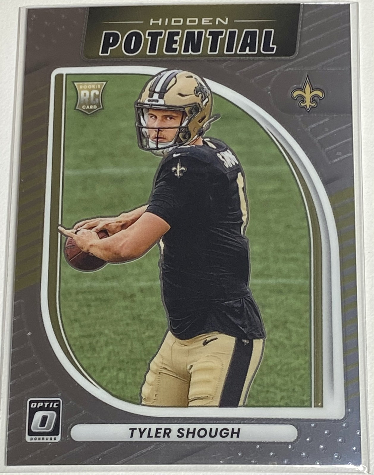 2025 Panini Donruss Optic - Hidden Potential Tyler Shough #12 (RC)