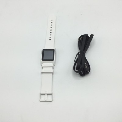 Pebble 2+ Heart Rate Smart Watch - iOS/Android - White/White (1002-00066)